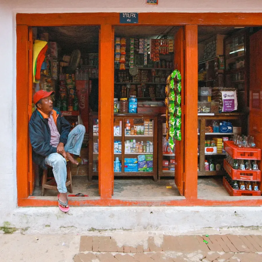 Kệ rau củ mới bày